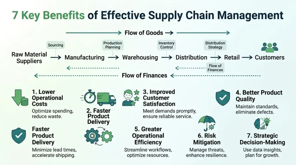 7 Key Benefits Of Effective Supply Chain Management